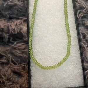 Necklace Peridot 18-20 adjustable
